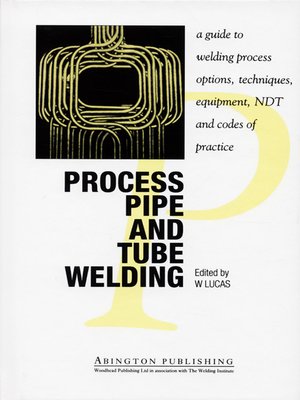 cover image of Process Pipe and Tube Welding